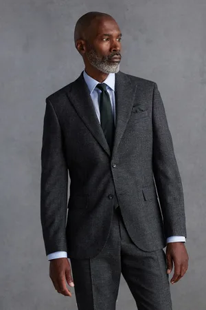 Next Slim Fit Signature TG Di Fabio Italian Fabric Textured Suit Jacket
