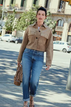 Next Dark 100% Cotton Column Mom Jeans