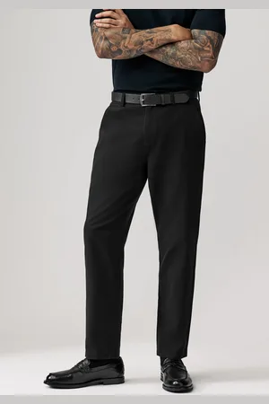 Next Straight Fit Belted Soft Touch Chino Trousers