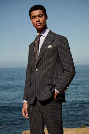 Next Regular Fit Striped Suit Jacket