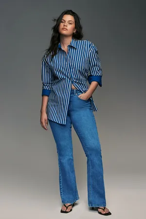Next Dark Hourglass Supersoft Flared Jeans