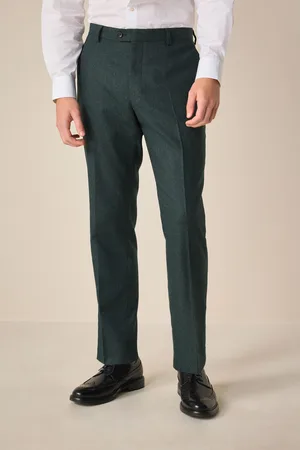 Next Slim Fit Wool Blend Donegal Suit Trousers