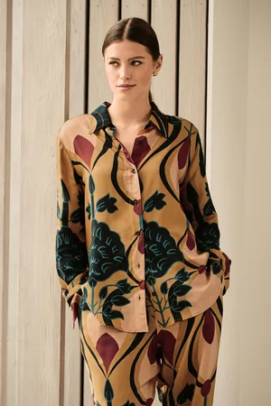 Next Viscose Blend Long Sleeve Shirt