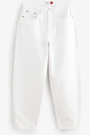 Next 100% Cotton Barrel Leg Jeans