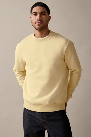 Next Yellow Rich Jersey Crew Sweatshirt
