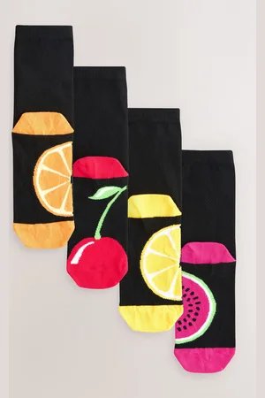 Next Fruit Footbed Ankle Socks 4 Pack