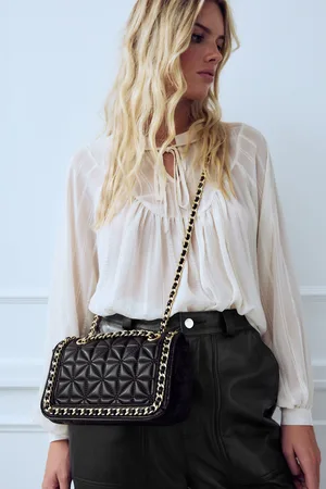 Next Quilted Chain Across-Body Bag
