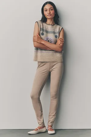 Next Neutral Taupe Jersey Leggings