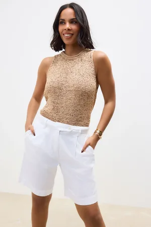 Next Linen Rich City Shorts