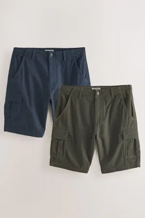 Next /Khaki Stretch Cargo Shorts