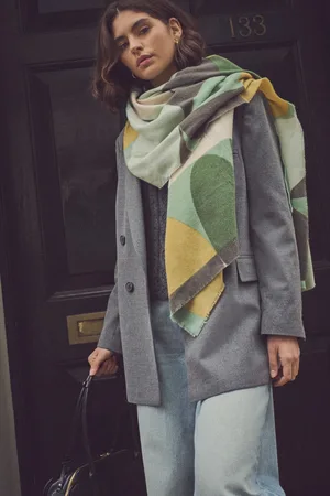 Next /Ochre Yellow Midweight Scarf