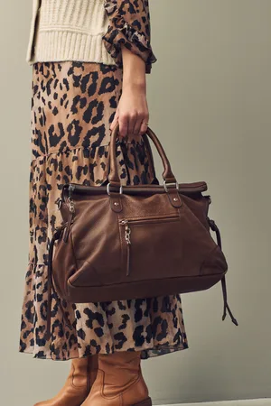 Next Leather Washed Grab Bag