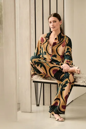 Next Viscose Blend Wide Leg Trousers