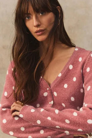 Next Spot Pearl Button Cardigan