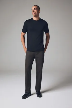 Next Khaki Slim Fit Soft Touch 5 Pocket Jean Style Trousers