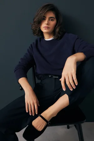 Next Premium 100% Lambswool Crew Neck Jumper