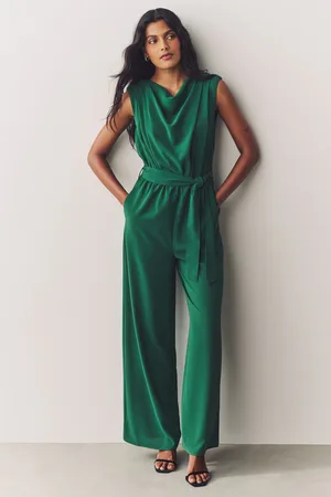 Next Emerald Cowl Neck Jumpsuit