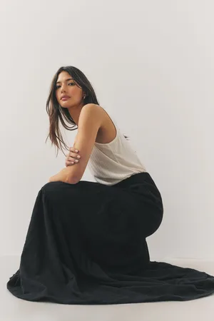 Next 100% Cotton Tiered Maxi Skirt