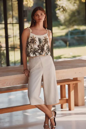 Next Linen Rich Textured Long Shorts