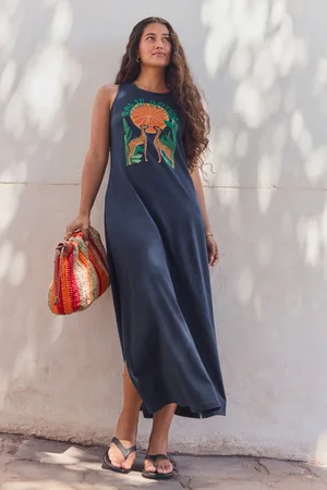 Next Jersey Graphic Print Maxi Dress