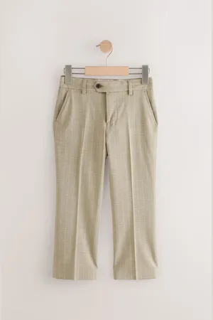 Next Relaxed Fit Stripe Suit Trousers (3-16yrs)