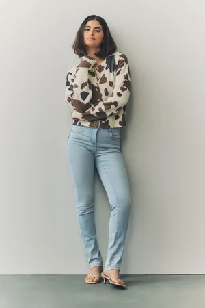 Next Mid Tint Slim Lift And Shape Jeans