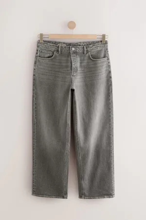 Next Baggy Fit Vintage Wash Denim Jeans
