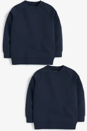 Next Blue 2 Pack Crew Neck School Sweater (3-16yrs)