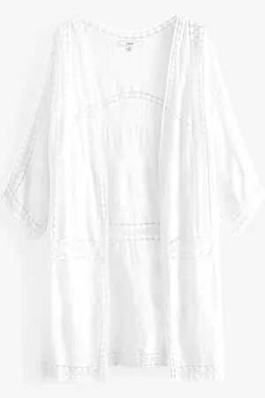 Next Crochet Longline Kimono Cover-Up