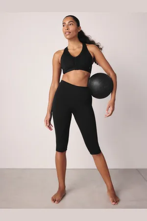 Next Tummy Control High Waisted Dry Tech Cropped Sculpting Leggings
