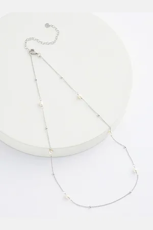 Next Sterling Delicate Pearl Necklace