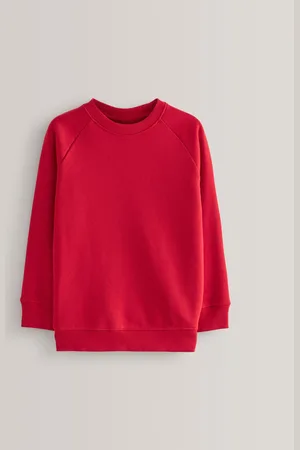 Next Red 1 Pack Crew Neck School Sweater (3-16yrs)