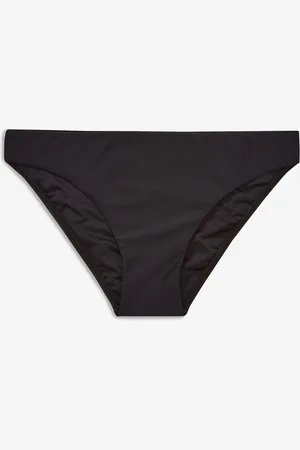Next Ruched Side High Leg Bikini Bottoms