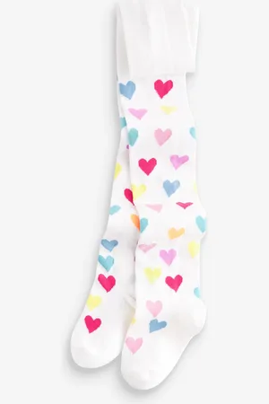 Next Cotton Rich Heart Tights