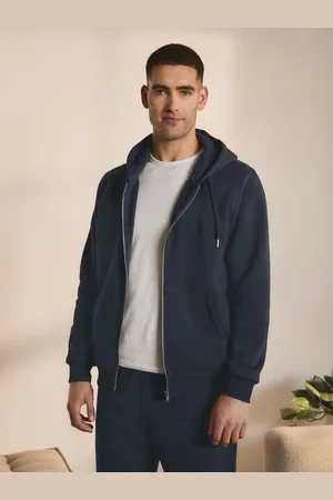 Next Blue Zip Through Hoodie