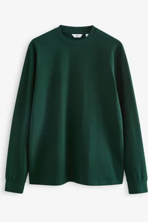 Next Relaxed Fit Long Sleeve Heavyweight 100% Cotton T-Shirt