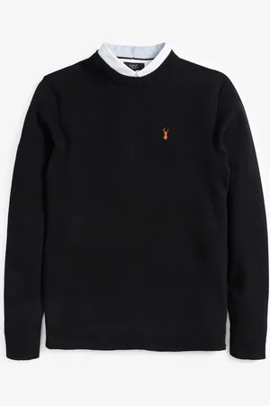 Next Oxford Crew Neck Regular Mock Shirt Jumper