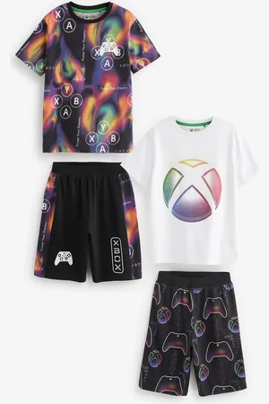 Next /White XBOX 2 Pack Short Pyjamas (5-16yrs)