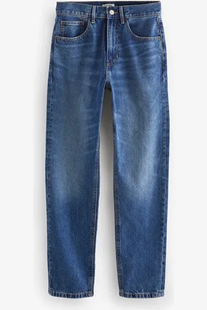 Next Dark 100% Cotton Column Mom Jeans