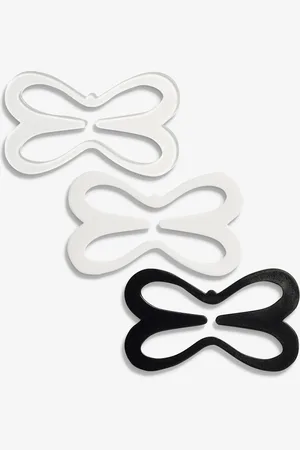 Next /White/Clear Racer Back Clips Three Pack