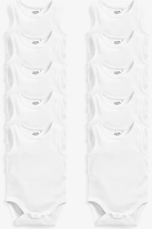 Next 10 Pack Baby Vest Bodysuits