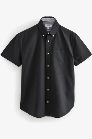 Next Regular Fit Short Sleeve Oxford Shirt