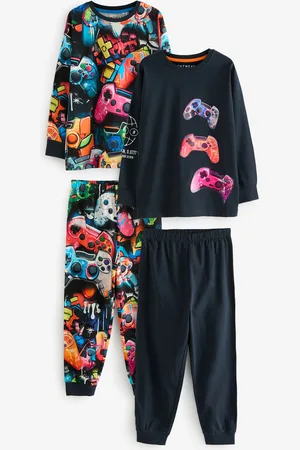 Next /Pink Game Controller 2 Pack Long Sleeve Pyjamas (3-16yrs)