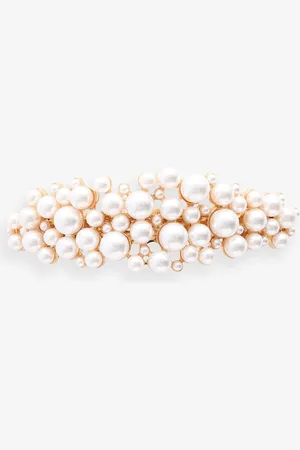 Next Pearl Effect Metal Barette Clip