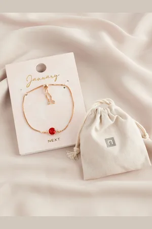 Next Gold Tone Birthstone Pully Bracelet