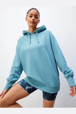 Next Teal Active Longline Overhead Hoodie