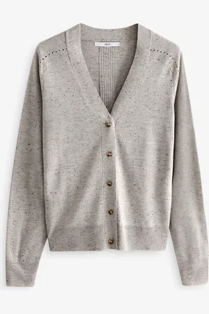 Next Soft Touch Button Up Knitted Cardigan