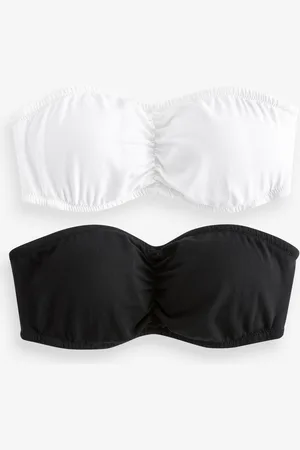 Next Cotton Rich Bandeau Ultimate Comfort Bras 2 Pack