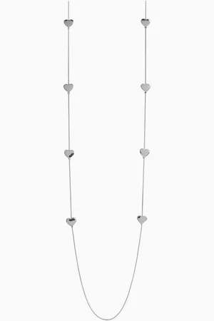 Next Tone Heart Long Rope Necklace