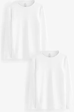 Next Kind To Skin Long Sleeve T-Shirts 2 Pack (9mths-12yrs)